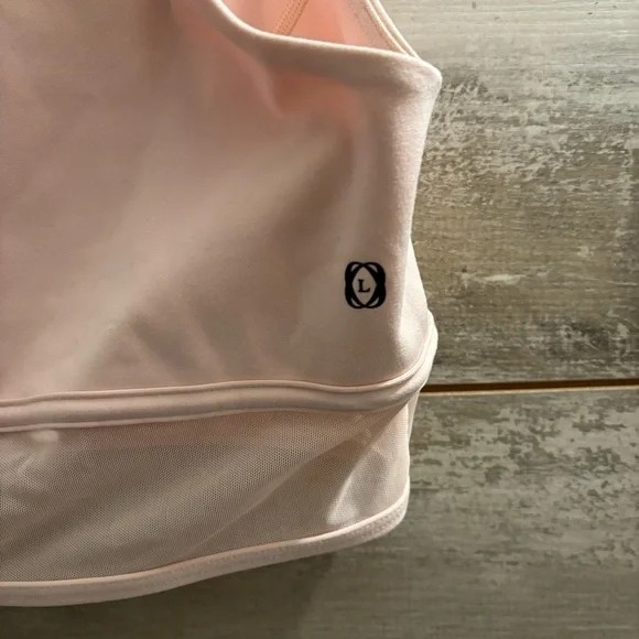 Le Ore - Andria Mesh-trimmed Recycled Stretch Sports Bra - Pink - Picture 12 of 15